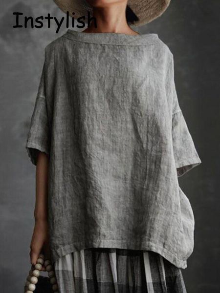 t-shirt women vintage harajuku cotton and linen loose blouses and shirts summer casual short sleeve o neck oversized solid blusas, White
t-shirt women vintage harajuku cotton and linen loose blouses and shirts summer casual short sleeve o neck oversized solid blusas, White
