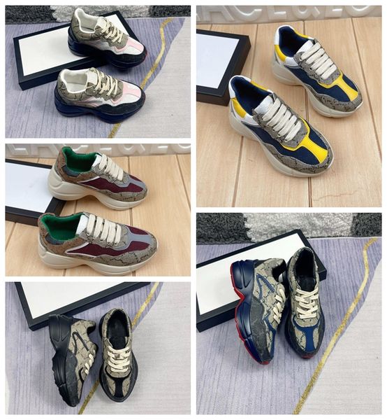 designer rhyton casual shoes leather casual ace italian genuine children shoe comfortable fashion kids sneakers size 26-35, Black
designer rhyton casual shoes leather casual ace italian genuine children shoe comfortable fashion kids sneakers size 26-35, Black