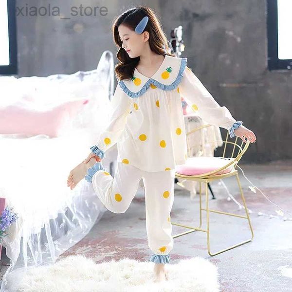 pajamas small fresh pattern girls ice silk pajamas set cute doll collar children long-sleeved home clothes spring autumn thin pajamas, Blue;red
pajamas small fresh pattern girls ice silk pajamas set cute doll collar children long-sleeved home clothes spring autumn thin pajamas, Blue;red