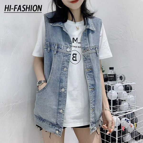 vests hifashion denim vest korean spring new women jacket coat girl clothing autumn loose sleeveless vest summer female casual gilet, Black;white
vests hifashion denim vest korean spring new women jacket coat girl clothing autumn loose sleeveless vest summer female casual gilet, Black;white