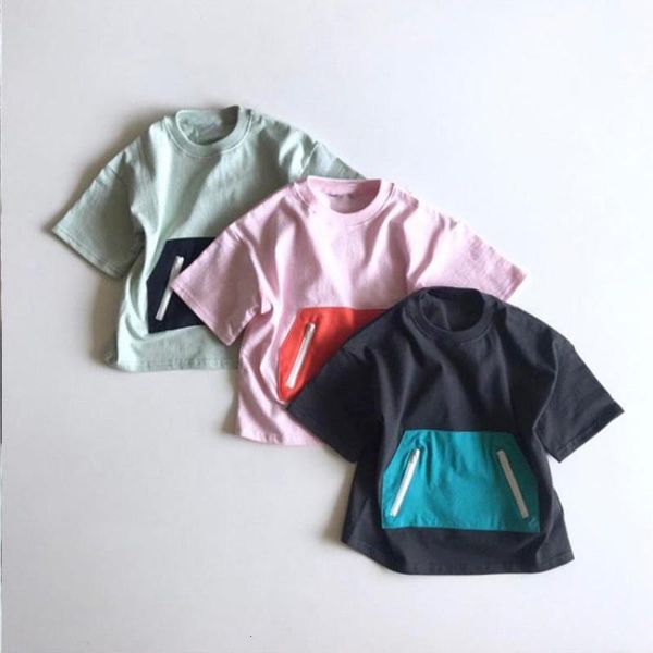 t-shirts children boy fashion t-shirt patch zipper short sleeves tees girl summer arrival loose thin cotton tshirt toddler clothes 230427, Blue
t-shirts children boy fashion t-shirt patch zipper short sleeves tees girl summer arrival loose thin cotton tshirt toddler clothes 230427, Blue