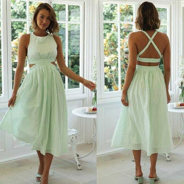 womens fashion dresses sleeveless back cross elastic band midriff outfit long, Black;gray
womens fashion dresses sleeveless back cross elastic band midriff outfit long, Black;gray