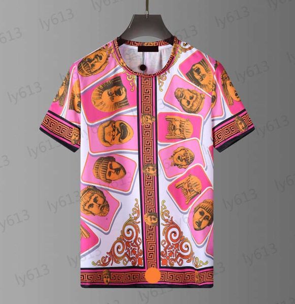 mens t-shirts designer clothes summer pink fashion casual loose simple figure pattern splice digital printing round neck short sleeve male, White;black
mens t-shirts designer clothes summer pink fashion casual loose simple figure pattern splice digital printing round neck short sleeve male, White;black