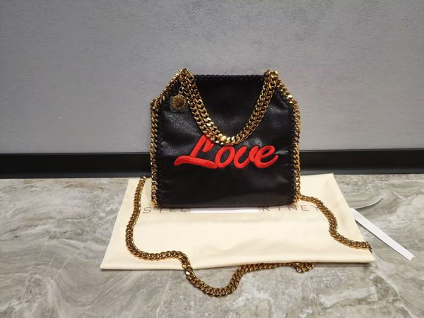 2023 new fashion stella mccartney bags women pvc handbag leather shopping chains bag