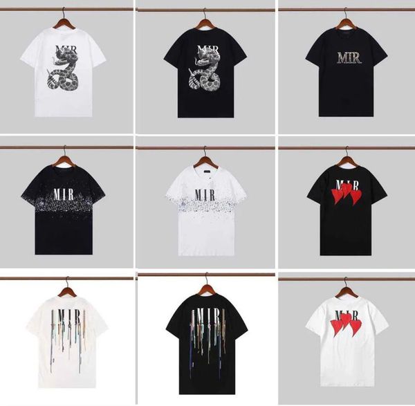 mens t shirts printed amiiri designer fashion womens t-shirt cotton casual tees short sleeve luxury graphic tee streetwear tshirts v2, White;black
mens t shirts printed amiiri designer fashion womens t-shirt cotton casual tees short sleeve luxury graphic tee streetwear tshirts v2, White;black