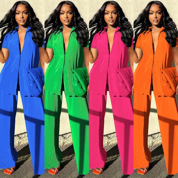 dress pleated women's set short sleeve shirt and straight wide leg pants elegant tracksuit two 2 piece set fitness outfits, White
dress pleated women's set short sleeve shirt and straight wide leg pants elegant tracksuit two 2 piece set fitness outfits, White