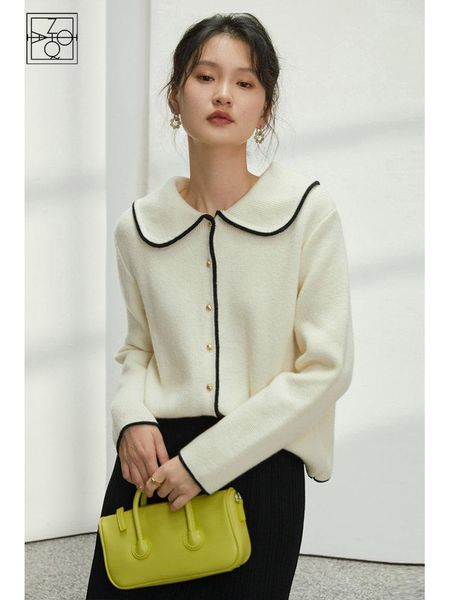 sweaters ziqiao sweet gentle wind doll collar sweater cardigan women autumn winter 2022 lazy knitted vintage casual female sweaters, White;black
sweaters ziqiao sweet gentle wind doll collar sweater cardigan women autumn winter 2022 lazy knitted vintage casual female sweaters, White;black