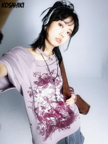 women's t-shirt kosahiki y2k girl tie dye print t-shirt japanese female harajuku o neck street tshirt summer mujer grunge aesthetic tee, White
women's t-shirt kosahiki y2k girl tie dye print t-shirt japanese female harajuku o neck street tshirt summer mujer grunge aesthetic tee, White