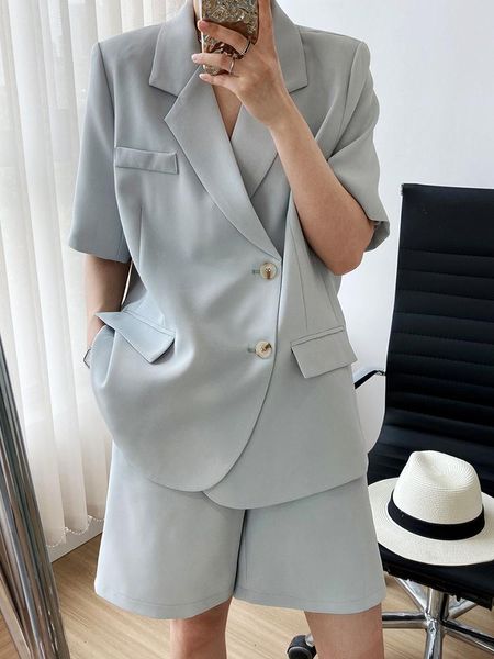 dress ftlzz summer office lady two piece sets vneck short sleeve button blazer and high waist loose wide leg shorts women sets, White
dress ftlzz summer office lady two piece sets vneck short sleeve button blazer and high waist loose wide leg shorts women sets, White