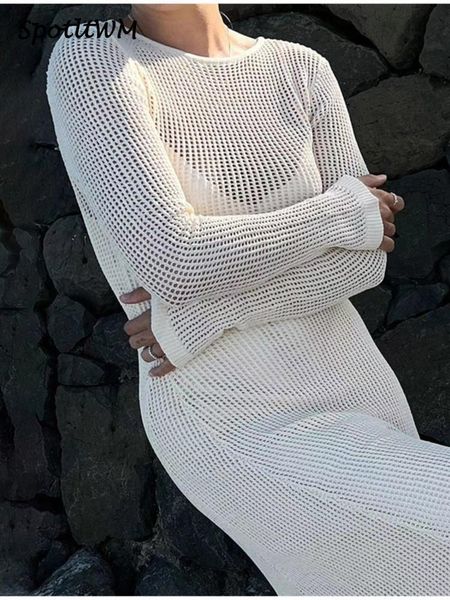 casual dresses cotton knit hollow longsleeved dresse's solid perspective swimsuits long blouse summer beach vacation wrap buttock dress, Black;gray
casual dresses cotton knit hollow longsleeved dresse's solid perspective swimsuits long blouse summer beach vacation wrap buttock dress, Black;gray