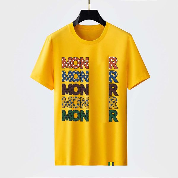 2023 mon luxury designer men's short sleeve men's t-shirt outdoor pure cotton print crewneck short sleeve casual luxury couple sam, White;black
2023 mon luxury designer men's short sleeve men's t-shirt outdoor pure cotton print crewneck short sleeve casual luxury couple sam, White;black