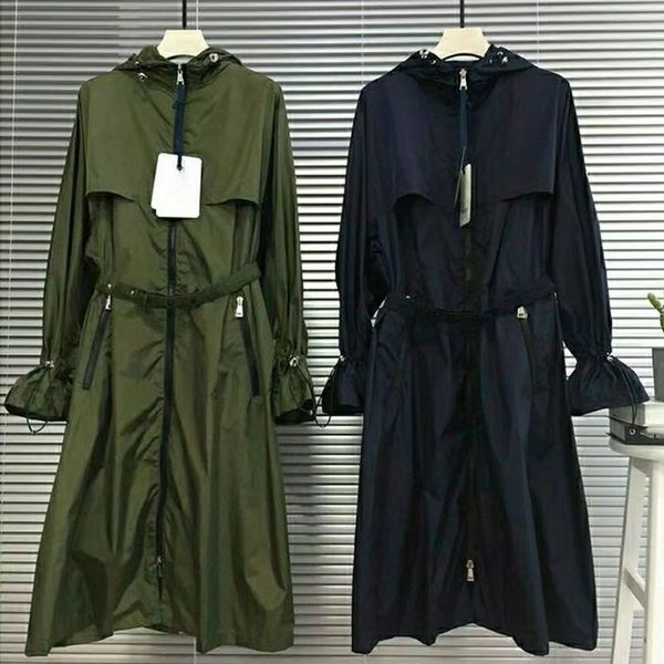 designer women's trench coats medium long waistband waistband slim fitting hooded lightweight embroidered badge loose breathable sunscr, Tan;black
designer women's trench coats medium long waistband waistband slim fitting hooded lightweight embroidered badge loose breathable sunscr, Tan;black