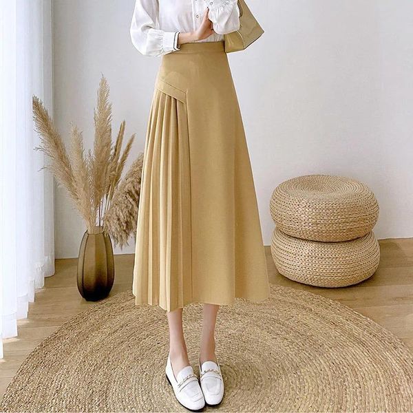 dresses lucyever 2022 summer high waist long skirts women korean style aline pleated skirt woman elegant office suit midi skirts ladies, Black;gray
dresses lucyever 2022 summer high waist long skirts women korean style aline pleated skirt woman elegant office suit midi skirts ladies, Black;gray