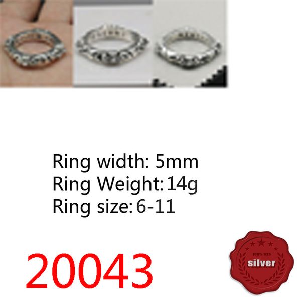 20043 s925 sterling silver ring eternal cross flower letter punk hip hop network red personalized simple couple style lover gift
20043 s925 sterling silver ring eternal cross flower letter punk hip hop network red personalized simple couple style lover gift