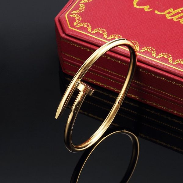 nail bracelet designer bracelets luxury jewelry for women fashion bangle titanium steel alloy gold-plated craft never fade not allergic whol, Golden;silver
nail bracelet designer bracelets luxury jewelry for women fashion bangle titanium steel alloy gold-plated craft never fade not allergic whol, Golden;silver