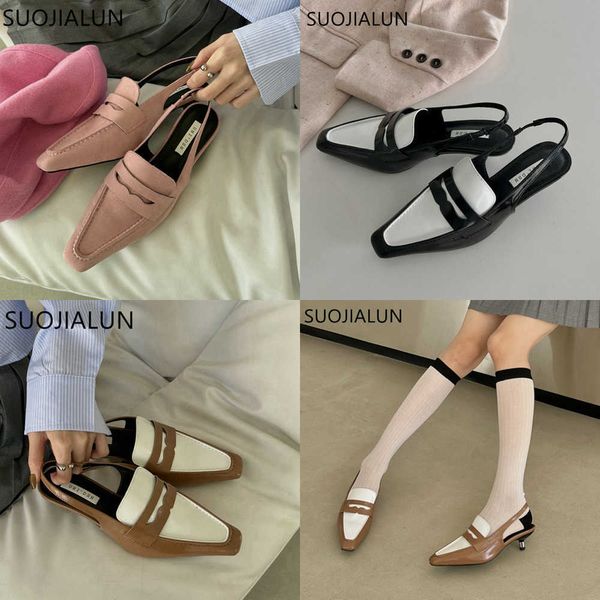 sandals spring new brand women sandal shoes square toe slip on ladies slingback thin low heel dress pumos shules 230316, Black
sandals spring new brand women sandal shoes square toe slip on ladies slingback thin low heel dress pumos shules 230316, Black