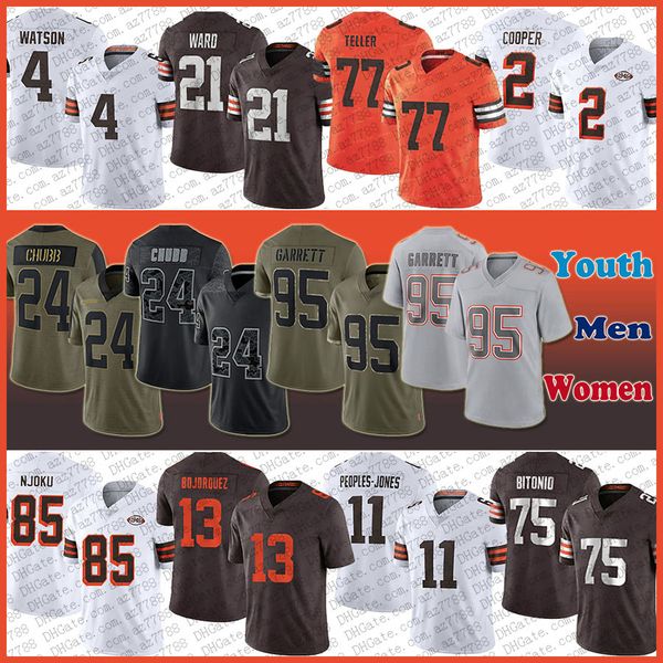 24 nick chubb deshaun watson brown football jersey custom men women kids myles garrett amari cooper denzel ward david njoku wyatt teller cor, Black;red
24 nick chubb deshaun watson brown football jersey custom men women kids myles garrett amari cooper denzel ward david njoku wyatt teller cor, Black;red