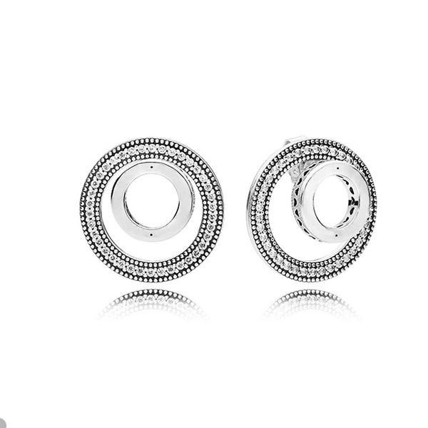 925 sterling silver logo circle stud earrings for pandora crystal diamond wedding party earring set for women girlfriend gift luxury earring, Golden;silver
925 sterling silver logo circle stud earrings for pandora crystal diamond wedding party earring set for women girlfriend gift luxury earring, Golden;silver