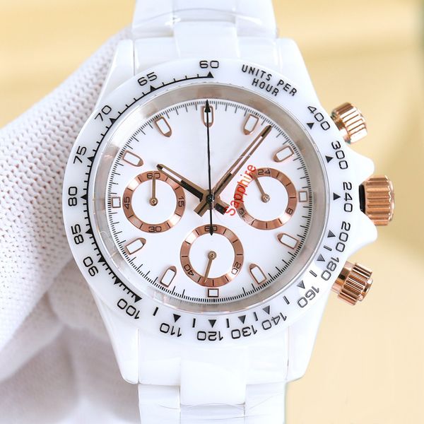 ceramic mens watch vk63 quartz movement wristatches 40mm sapphire designer watches waterproof montre de luxe, Slivery;brown
ceramic mens watch vk63 quartz movement wristatches 40mm sapphire designer watches waterproof montre de luxe, Slivery;brown