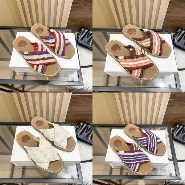 designers sandals women woody slippers crochet flat slipper criss cross strap slides rainbow braided sandal woven ladies summer holiday sail, Black
designers sandals women woody slippers crochet flat slipper criss cross strap slides rainbow braided sandal woven ladies summer holiday sail, Black