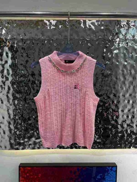 women's sweaters designer 2023 women luxury fashion letter neckline rhinestone trim slim knit sleeveless vest clothing black 8xuz, White;black
women's sweaters designer 2023 women luxury fashion letter neckline rhinestone trim slim knit sleeveless vest clothing black 8xuz, White;black