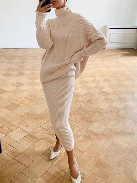 dress tossy knitted 2 piece outfit set casual long sleeve sweater and pencil long skirts elegant autumn two piece sweater sets, White
dress tossy knitted 2 piece outfit set casual long sleeve sweater and pencil long skirts elegant autumn two piece sweater sets, White