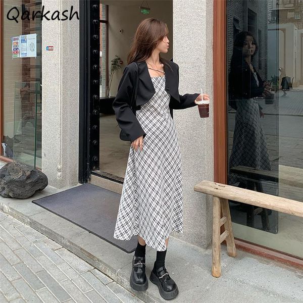 dress sets women fashion femme autumn crops jackets chic allmatch retro slim mujer dress preppy style holiday ulzzang high street ins, White
dress sets women fashion femme autumn crops jackets chic allmatch retro slim mujer dress preppy style holiday ulzzang high street ins, White