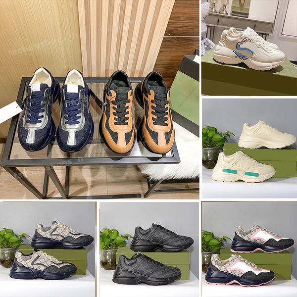 desiger casual shoes rhyton sneakers vintage platform sneakers men women trainers leather sneaker luxury chaussures multicolor letter print, Black
desiger casual shoes rhyton sneakers vintage platform sneakers men women trainers leather sneaker luxury chaussures multicolor letter print, Black