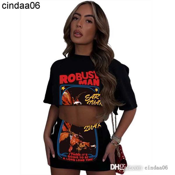 2023 summer designer dress womens print two piece skirt outfits loose open umbilical crop high waist wrapped hip short dress set, Black;gray
2023 summer designer dress womens print two piece skirt outfits loose open umbilical crop high waist wrapped hip short dress set, Black;gray