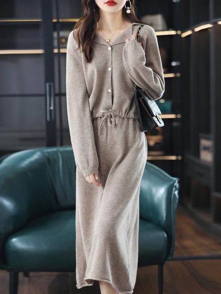 dress 100% pure wool twopiece ladies suit collar cardigan 22autumn /winter kneelength skirt casual korean fashion cashmere skirt, White
dress 100% pure wool twopiece ladies suit collar cardigan 22autumn /winter kneelength skirt casual korean fashion cashmere skirt, White
