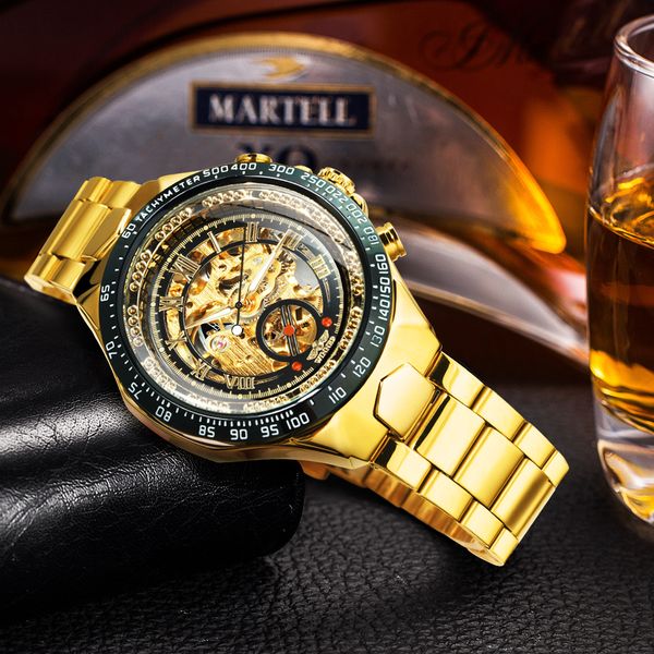 wristwatches winner gold skeleton mechanical mens watches brand luxury automatic watch luminous classic stainless steel strap male clock 230, Slivery;brown
wristwatches winner gold skeleton mechanical mens watches brand luxury automatic watch luminous classic stainless steel strap male clock 230, Slivery;brown