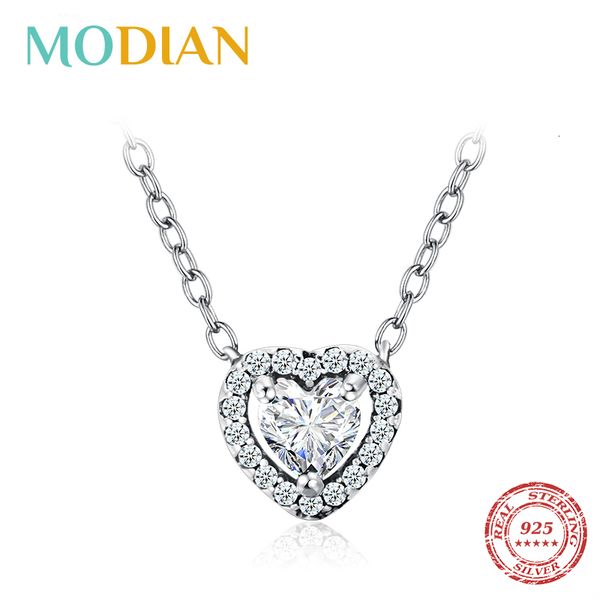 pendant necklaces modian real 925 sterling silver clear cz heart pendant necklace for women chain fashion wedding statement jewelry accessor
pendant necklaces modian real 925 sterling silver clear cz heart pendant necklace for women chain fashion wedding statement jewelry accessor