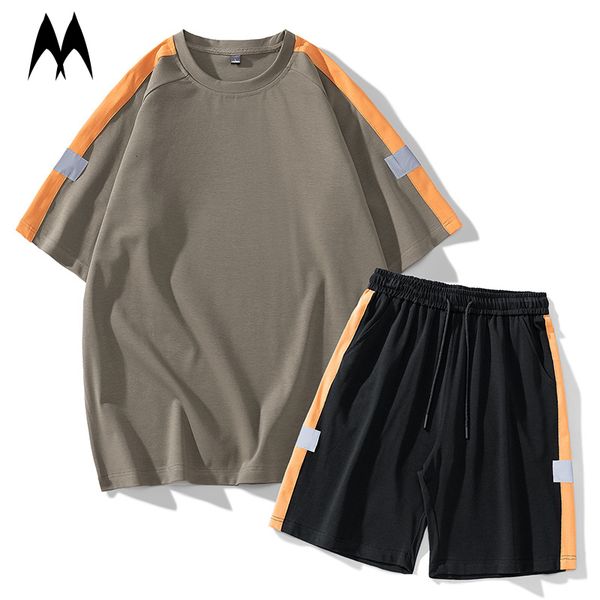 men's tracksuits men casual summer tracksuit fashion sports sets mens short sleeve reflective strip two pieces set men shorts sportswea, Gray
men's tracksuits men casual summer tracksuit fashion sports sets mens short sleeve reflective strip two pieces set men shorts sportswea, Gray