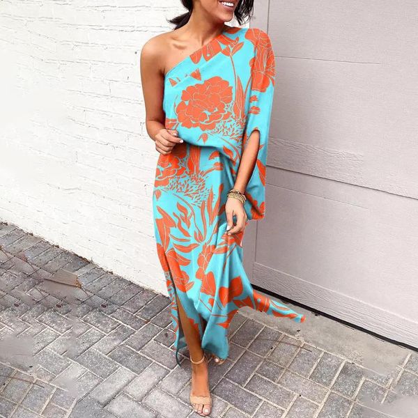 dresses elegant one shoulder maxi dress women 2022 fashion half sleeve slim asymmetrical long dresses for woman casual robe femme, Black;gray
dresses elegant one shoulder maxi dress women 2022 fashion half sleeve slim asymmetrical long dresses for woman casual robe femme, Black;gray