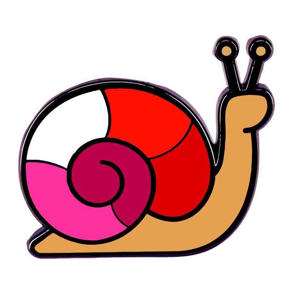 lesbian rainbow snail pin cartoon lgbtq metal alloy enamel pin cute anime movies games hard enamel pins collect metal cartoon brooch, Blue
lesbian rainbow snail pin cartoon lgbtq metal alloy enamel pin cute anime movies games hard enamel pins collect metal cartoon brooch, Blue