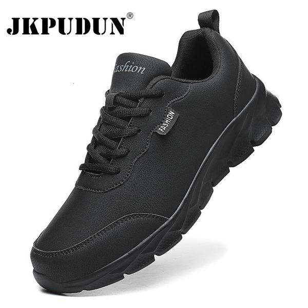 dress shoes men running leather waterproof athletic sneakers wear-resistant walking sport zapatillas deportivos hombre 230426, Black
dress shoes men running leather waterproof athletic sneakers wear-resistant walking sport zapatillas deportivos hombre 230426, Black