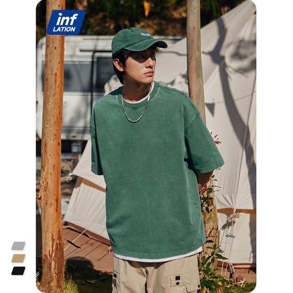men's t-shirts inflation retro washed t-shirts man oversized tees blank heavyweight cotton short sleeve tees 230427, White;black
men's t-shirts inflation retro washed t-shirts man oversized tees blank heavyweight cotton short sleeve tees 230427, White;black