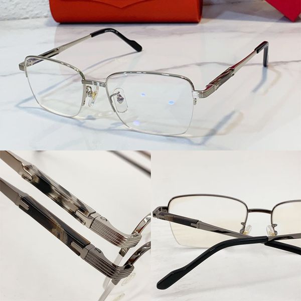 Square half metal frame temple with wooden Carti signature buckle design CT0489 blue light resistant transparent Oculos opticos fashiona and luxury men eyeglasses
Square half metal frame temple with wooden Carti signature buckle design CT0489 blue light resistant transparent Oculos opticos fashiona and luxury men eyeglasses