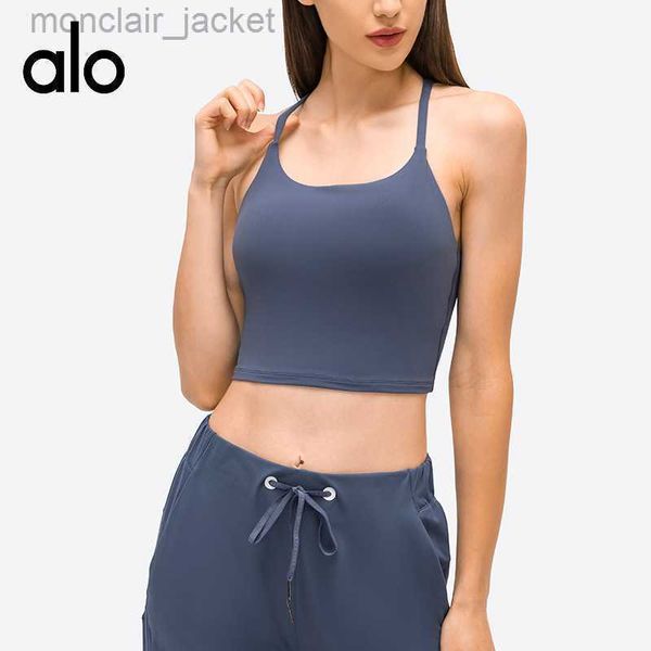 desginer alos yoga t shirt racerback with chest cushion shockproof tank versatile casual running sports and fitness outwear, White
desginer alos yoga t shirt racerback with chest cushion shockproof tank versatile casual running sports and fitness outwear, White