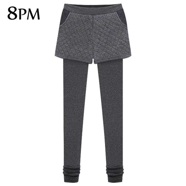 leggings women's full length legging fake 2 pieces with pockets winter thick warm legging skirts shorts ouc1342, Black
leggings women's full length legging fake 2 pieces with pockets winter thick warm legging skirts shorts ouc1342, Black
