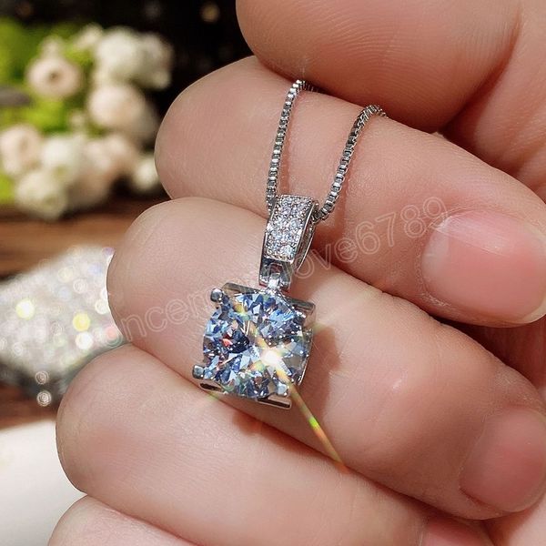 simple fashion round cut white cubic zirconia stone pendant necklace exquisite necklace for women anniversary gift jewelry, Silver
simple fashion round cut white cubic zirconia stone pendant necklace exquisite necklace for women anniversary gift jewelry, Silver