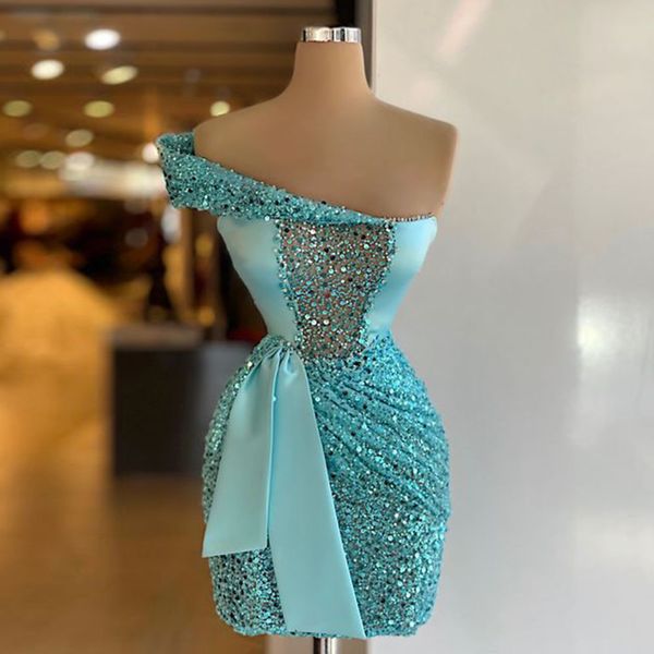 sparkle sheath short prom dress 2023 one shoulder illusion beading sequins women cocktail party gowns robe de soiree customed, Black
sparkle sheath short prom dress 2023 one shoulder illusion beading sequins women cocktail party gowns robe de soiree customed, Black