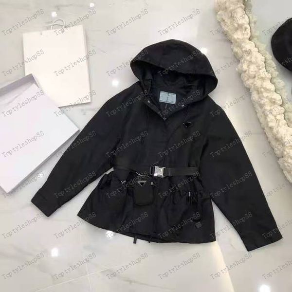 women's designer jacket fashion hooded outerwear brand drawstring solid color windbreaker jacket casual ladies clothing size s, Black;brown
women's designer jacket fashion hooded outerwear brand drawstring solid color windbreaker jacket casual ladies clothing size s, Black;brown
