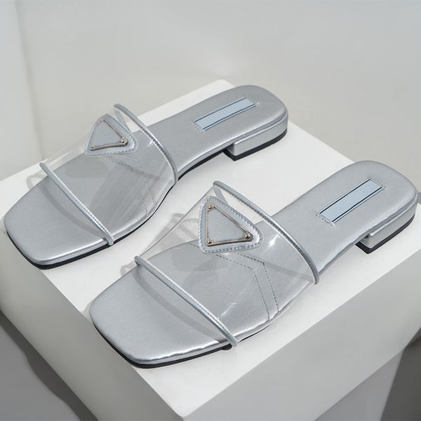 transparent clear pvc slippers slip on flat mule prd triangle logo metal buckle sandals branded slides flip flops summer shoes sliders loafe, Black
transparent clear pvc slippers slip on flat mule prd triangle logo metal buckle sandals branded slides flip flops summer shoes sliders loafe, Black