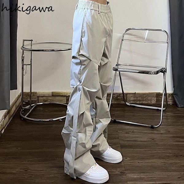 capris harajuku joggers women streetwear bf hiphop folds sweatpants 2022 new bottoms chic korean trousers pantalon femme y2k clothes, Black;white
capris harajuku joggers women streetwear bf hiphop folds sweatpants 2022 new bottoms chic korean trousers pantalon femme y2k clothes, Black;white