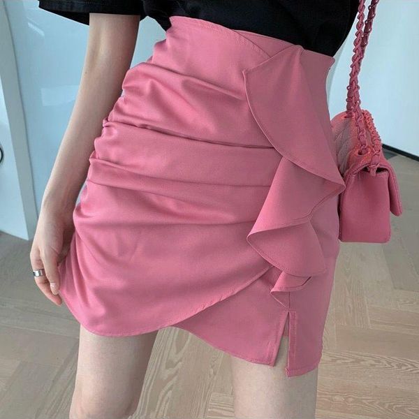dresses korean fashion ruffles asymmetrical folds splic mini skirts 2022 summer new elegant office lady commute allmatch bag hip skirt, White;black
dresses korean fashion ruffles asymmetrical folds splic mini skirts 2022 summer new elegant office lady commute allmatch bag hip skirt, White;black