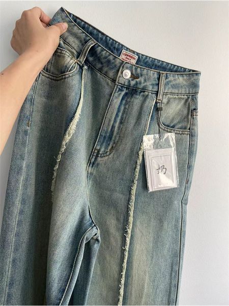 women's jeans wanita pinggang tinggi celana panjang lebar kaki ibu longgar biru elegan streetwear retro chic gaya korea 230426, Blue
women's jeans wanita pinggang tinggi celana panjang lebar kaki ibu longgar biru elegan streetwear retro chic gaya korea 230426, Blue
