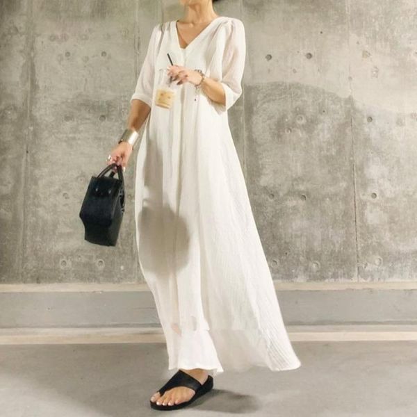 dresses elegant long white dress summer dresses woman maxi robe vestido casual beach blouse femme wear muslim robe longue vestidos black, Black;gray
dresses elegant long white dress summer dresses woman maxi robe vestido casual beach blouse femme wear muslim robe longue vestidos black, Black;gray