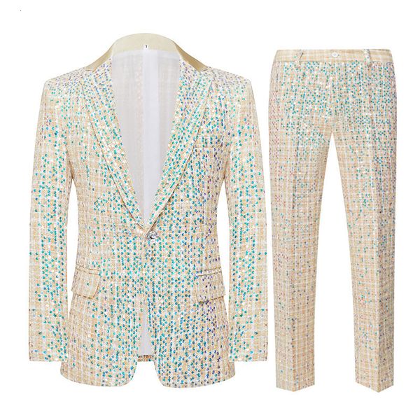 men's suits blazers dua potong set pakaian pria kostum penyanyi panggung homme jas tuksedo prom pernikahan jaket celana 230426, White;black
men's suits blazers dua potong set pakaian pria kostum penyanyi panggung homme jas tuksedo prom pernikahan jaket celana 230426, White;black