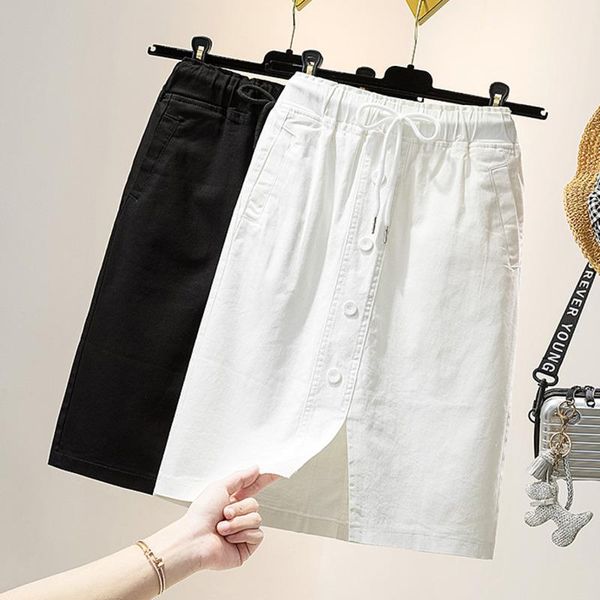 pants nkandby plus size stretch aline skirts women 2021 summer fashion elastic high waist slim drawstring split kneelength skirt, Black
pants nkandby plus size stretch aline skirts women 2021 summer fashion elastic high waist slim drawstring split kneelength skirt, Black